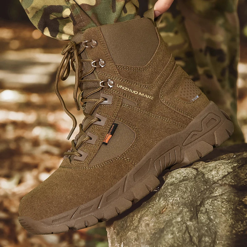 Men Tactical Shoes Breathable Male Army Boots Hunting Shoes Ultrallight Safety Training Women Camping Rapid Outdoor Response