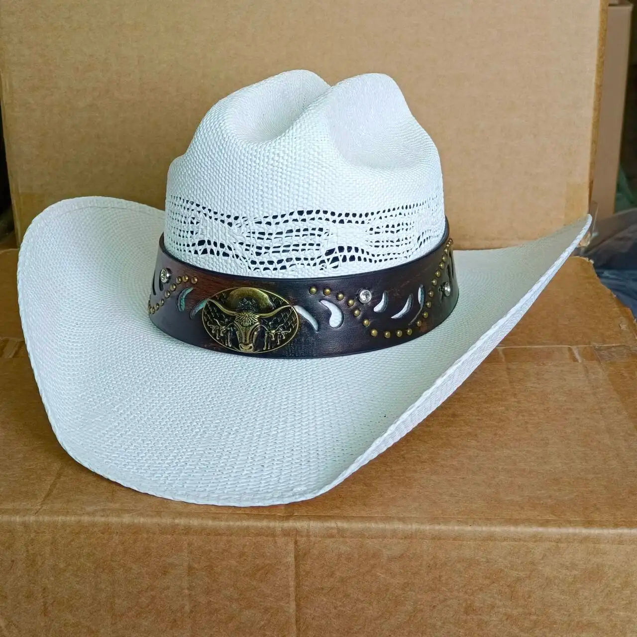 Unisex Wide Brim Straw Hat – Summer Sun Hat