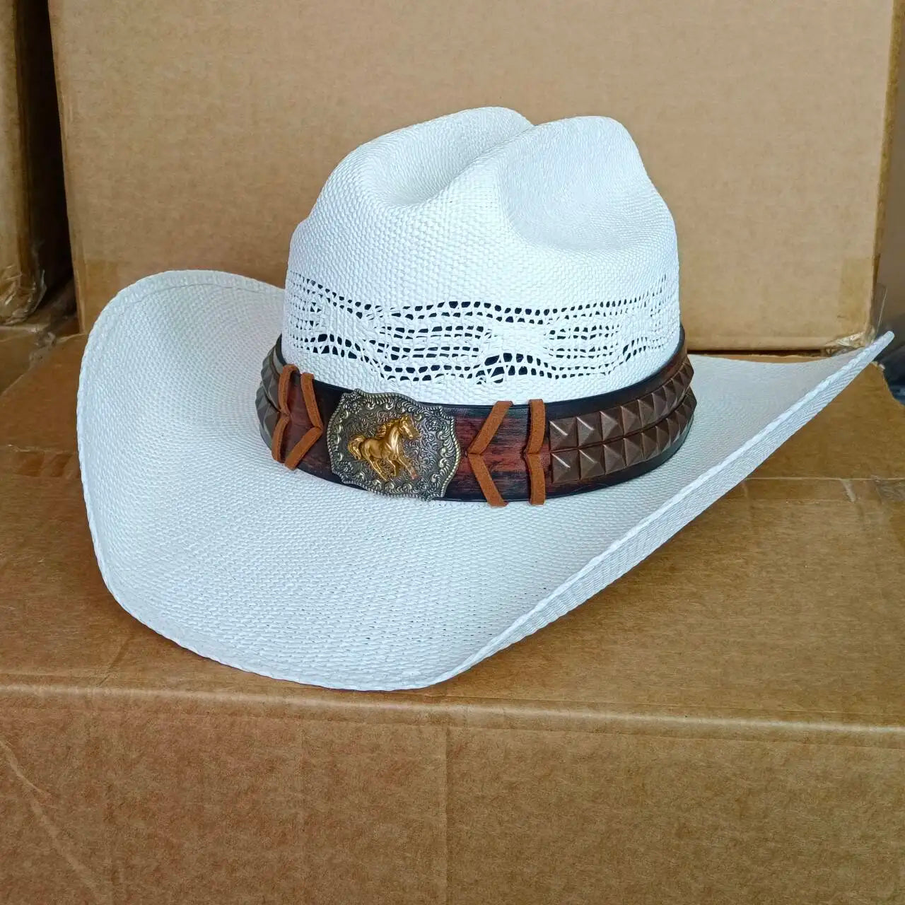 Unisex Wide Brim Straw Hat – Summer Sun Hat