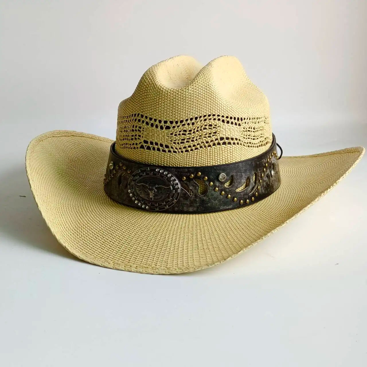 Unisex Wide Brim Straw Hat – Summer Sun Hat