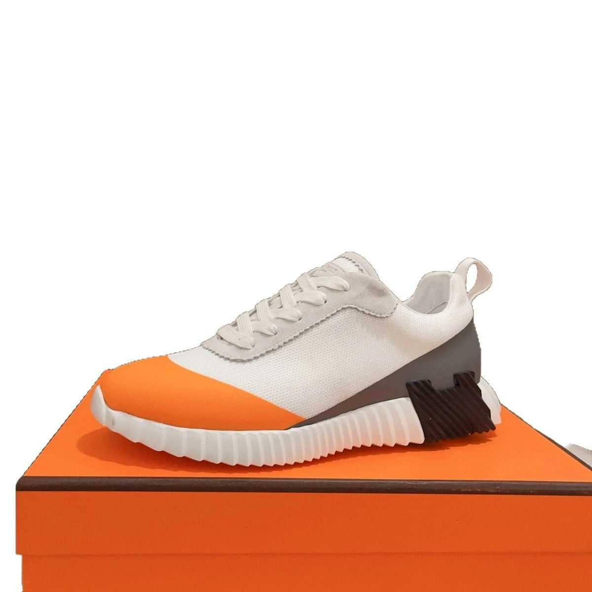 Men's Leather Low-Top Trainers – Breathable Casual Sneakers