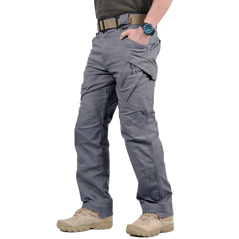 Men's Tactical Cargo Trousers – Multi-Pocket Outdoor Joggers