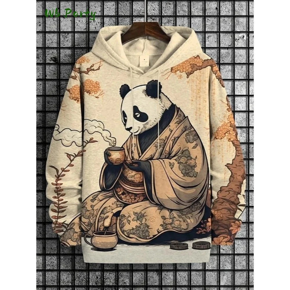Unisex Oversized Graphic Hoodie – 3D Print Vintage Sweatshirt