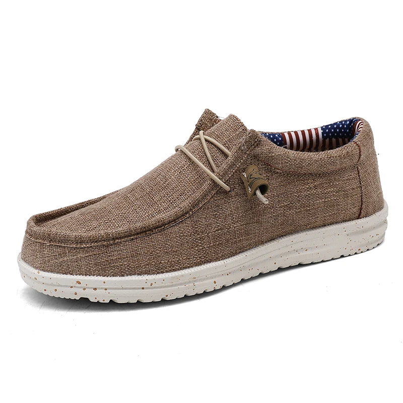 Men's Denim Canvas Shoes – Breathable Casual Loafers