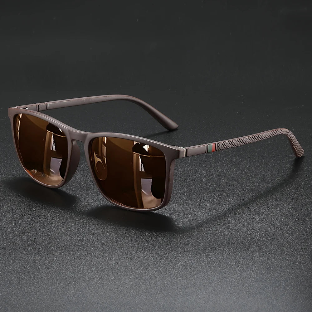 Men's Polarized Square Sunglasses – UV400 Sports Eyewear (2-Pack)