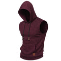 Men's Lightweight Sleeveless Hoodie – Workout Vest Top