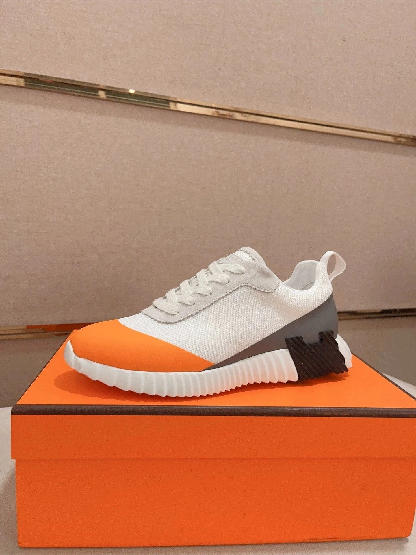 Men's Leather Low-Top Trainers – Breathable Casual Sneakers