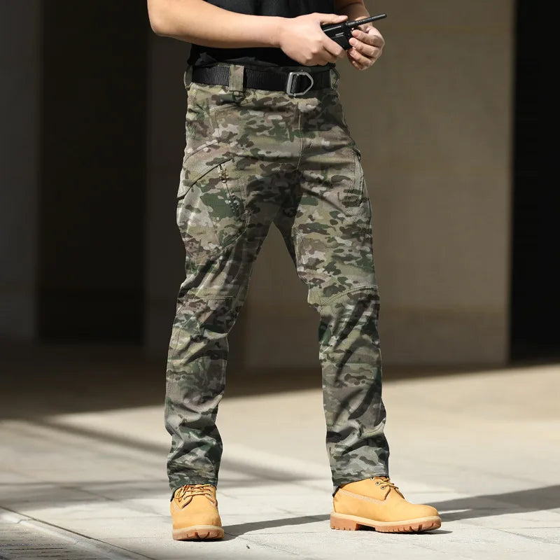 Men's Tactical Cargo Trousers – Multi-Pocket Quick-Dry Pants