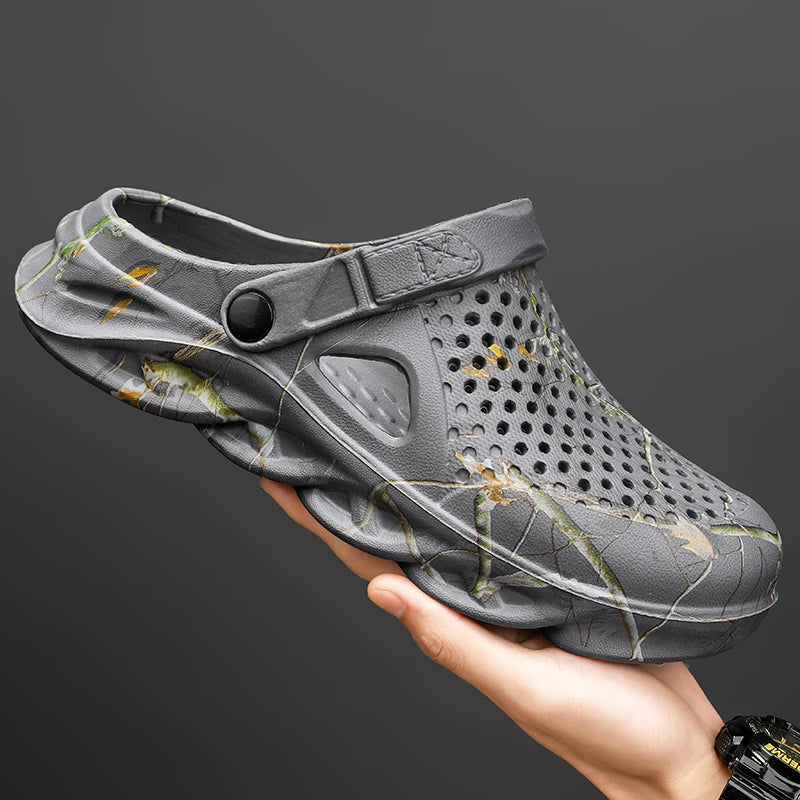 Men's EVA Beach Clogs – Breathable Plus Size Sandals