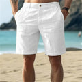 Men's Cotton Linen Shorts – Breathable Summer Trousers