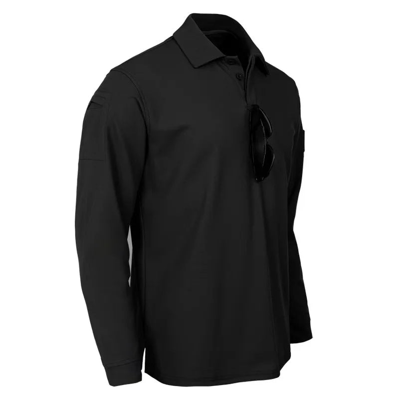 Men's Quick-Dry Pullover Shirt – Breathable Tactical Top