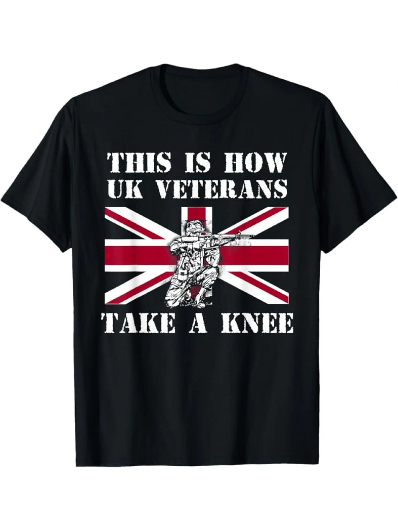 Men's UK Flag Graphic T-Shirt – Armed Forces Tribute