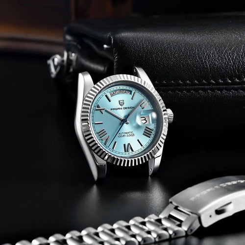 Men's Automatic Mechanical Watch – Sapphire Crystal, 10 Bar Water Resistance