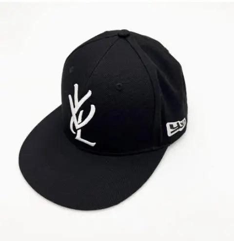 Flat Brim Fitted Baseball Cap – Sun Protection Snapback