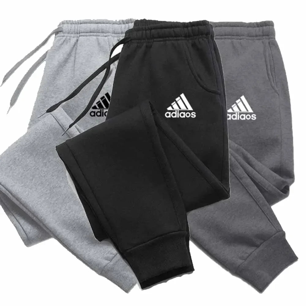 Men's Printed Jogger Trousers – Casual Fitness Sports Pants