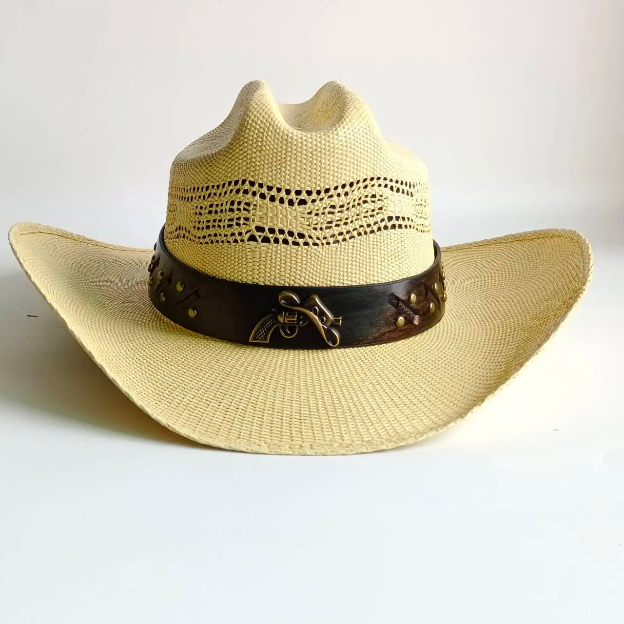 Unisex Wide Brim Straw Hat – Summer Sun Hat
