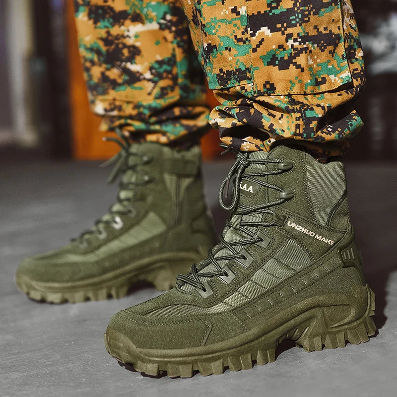 Men's Desert Tactical Boots – Non-Slip Outdoor Work Boots