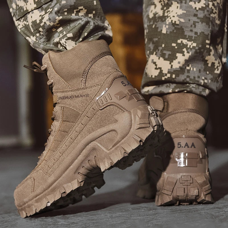 Men's Desert Tactical Boots – Non-Slip Outdoor Work Boots