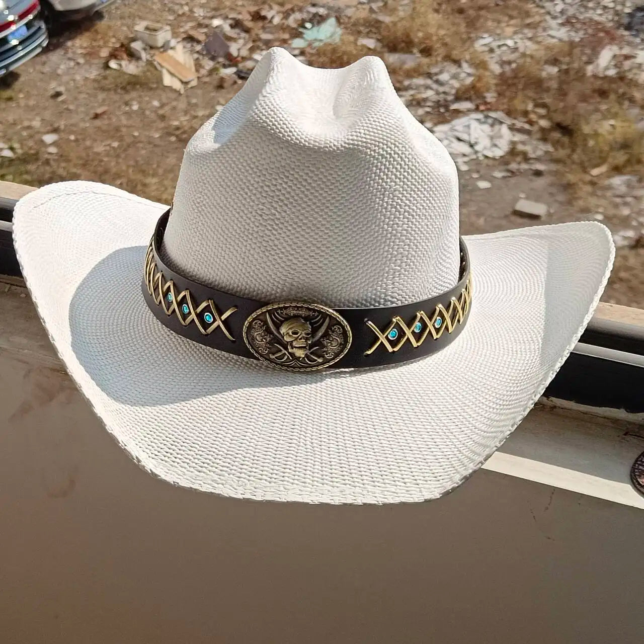 Unisex Wide Brim Straw Hat – Summer Sun Hat