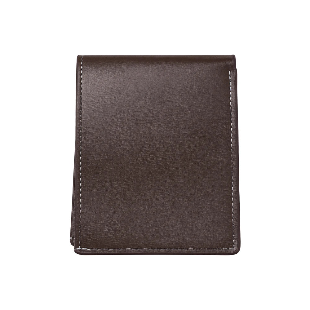 Men's PU Leather Bifold Wallet – Slim Minimalist Wallet