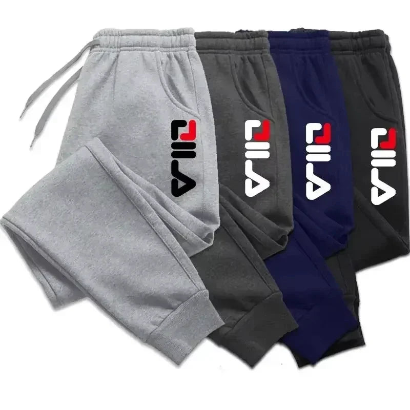 Men's Printed Jogger Trousers – Streetwear Running Pants
