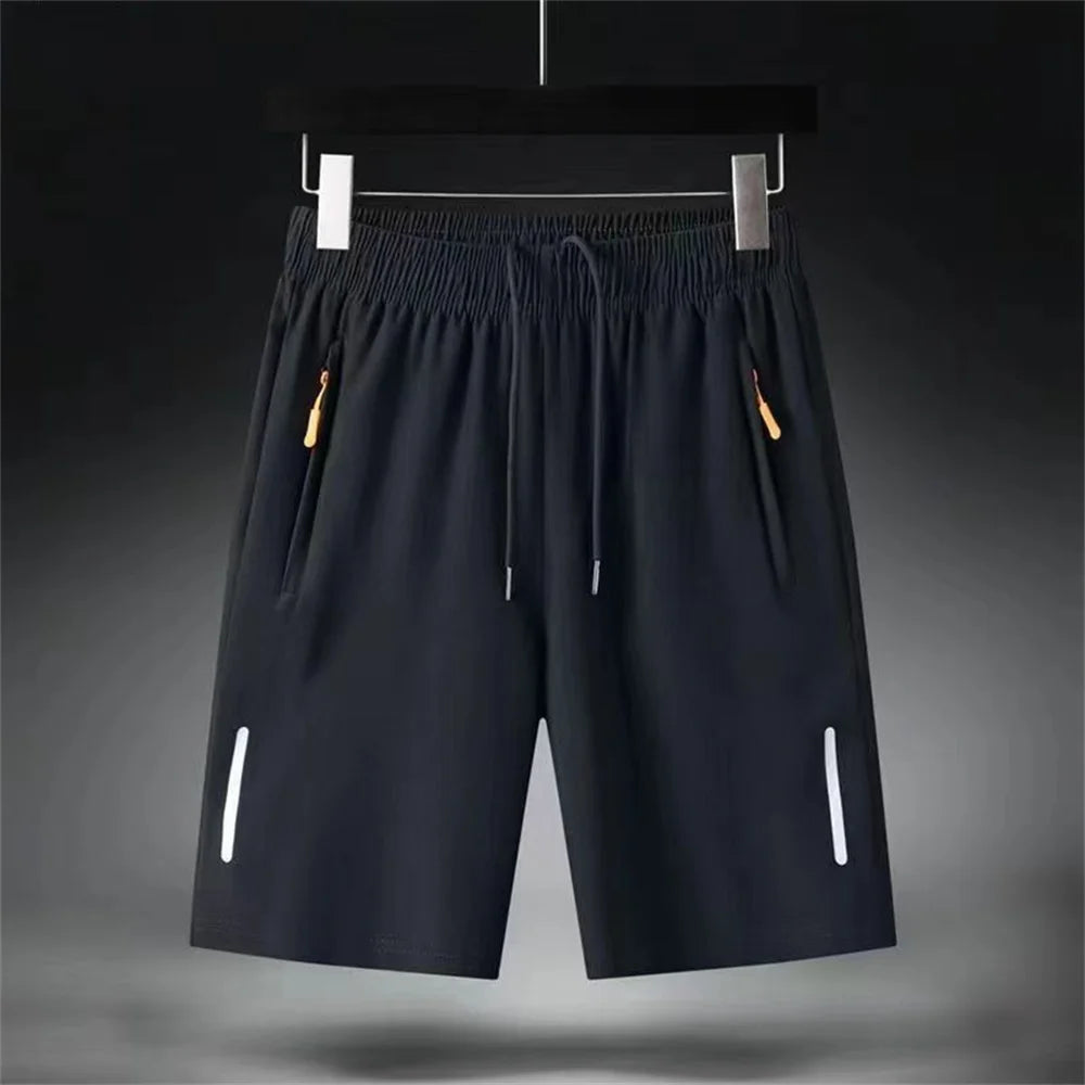 Men's Ice Silk Beach Shorts – Quick-Dry Sports Shorts