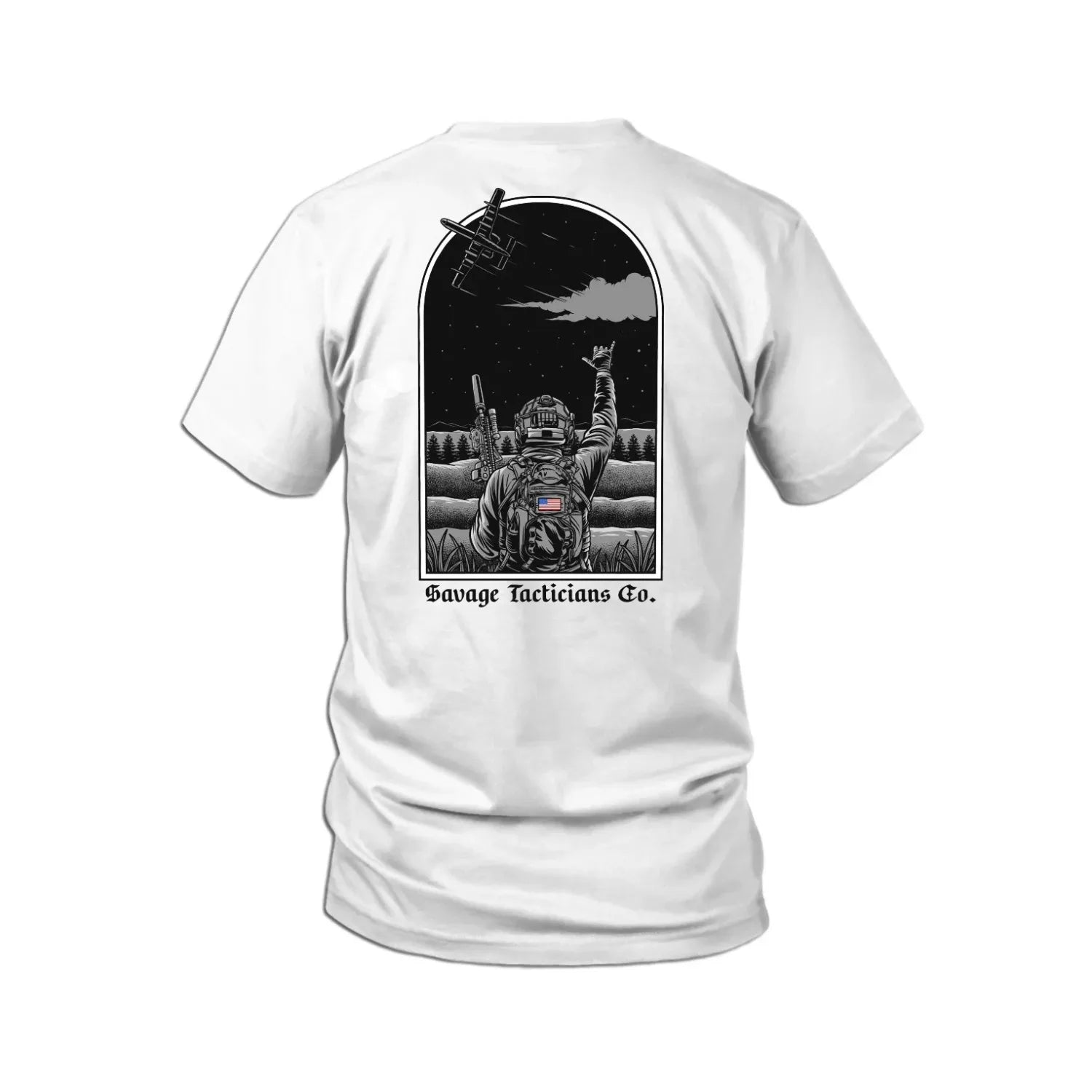 Men's Tactical Streetwear T-Shirt – Loose Fit Cotton Tee