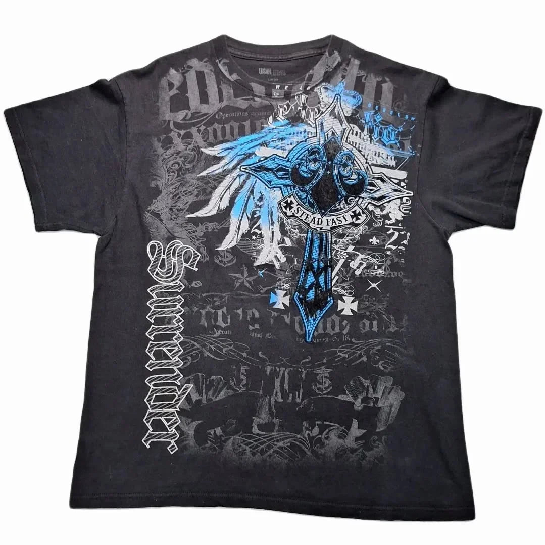 Men's Skull Print Graphic T-Shirt – Glow-in-the-Dark Streetwear Tee