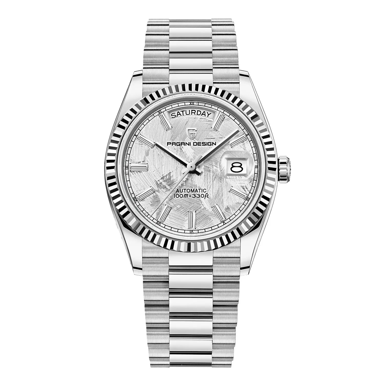 Men's Automatic Mechanical Watch – Sapphire Crystal, 10 Bar Water Resistance