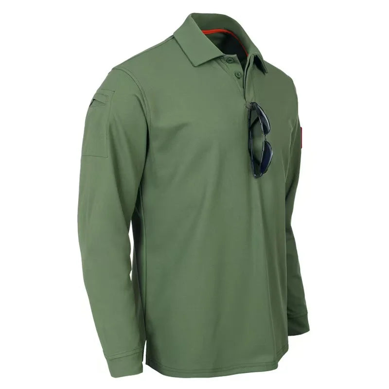 Men's Quick-Dry Pullover Shirt – Breathable Tactical Top