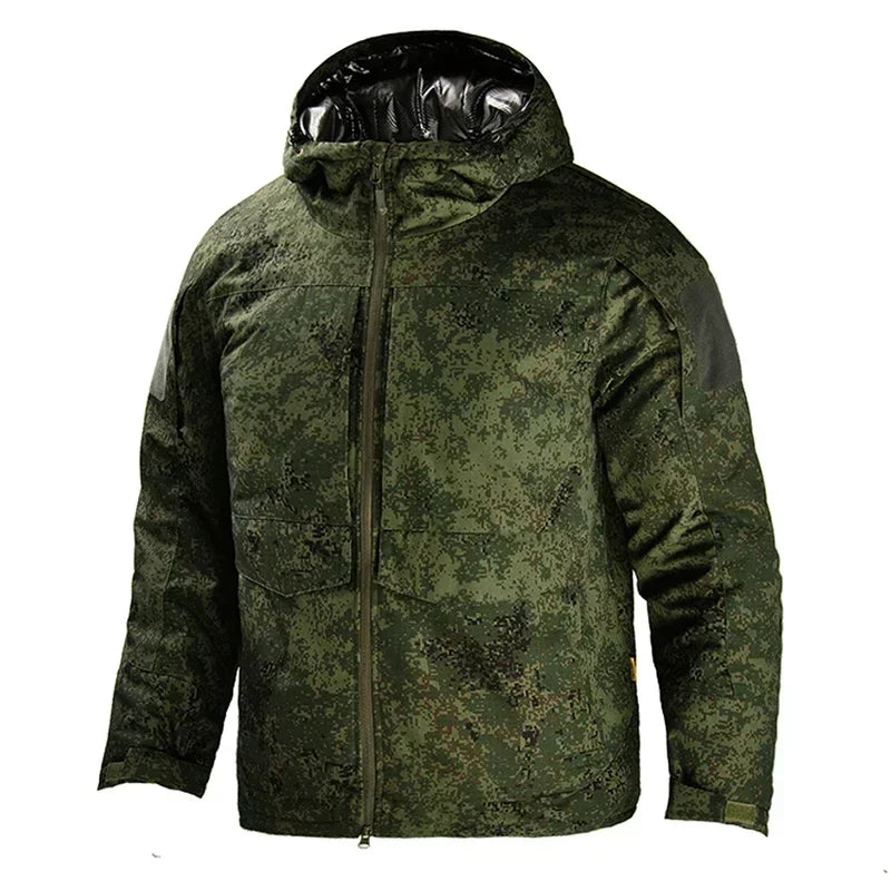 Men's M65-Style Tactical Jacket – Windproof Hooded Coat