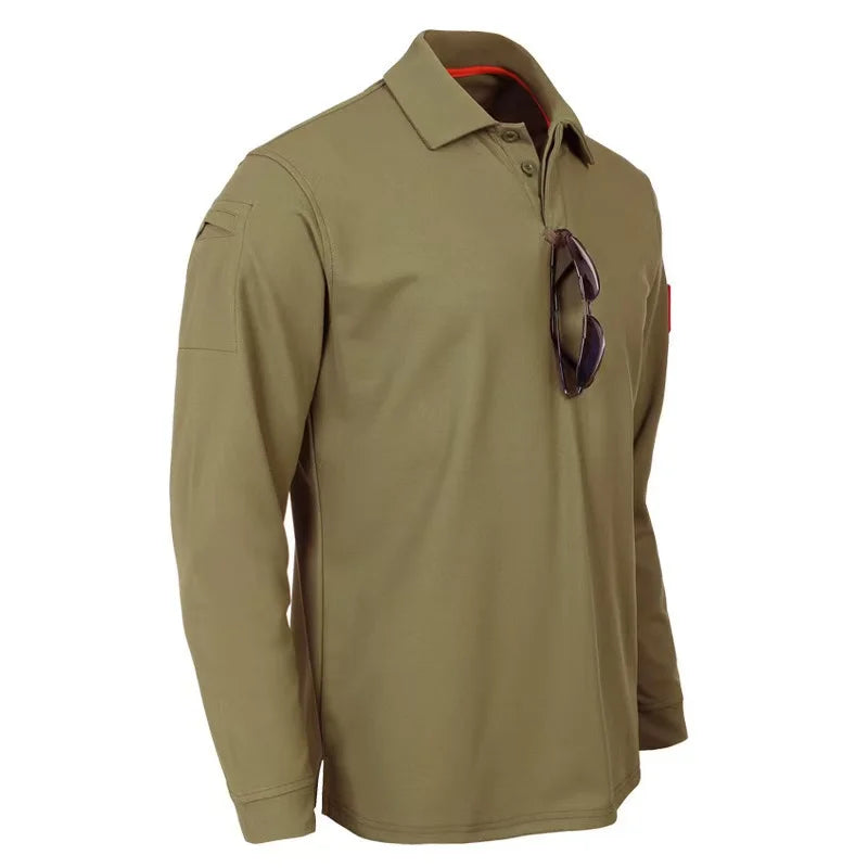 Men's Quick-Dry Pullover Shirt – Breathable Tactical Top