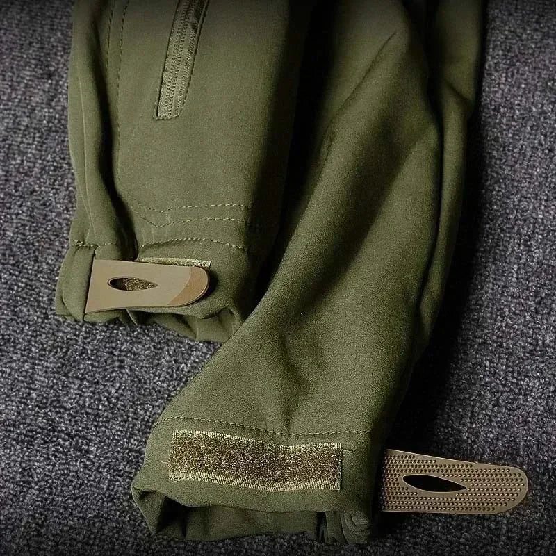 Men's Winter Tactical Jacket Set – Waterproof Hooded Combat Suit