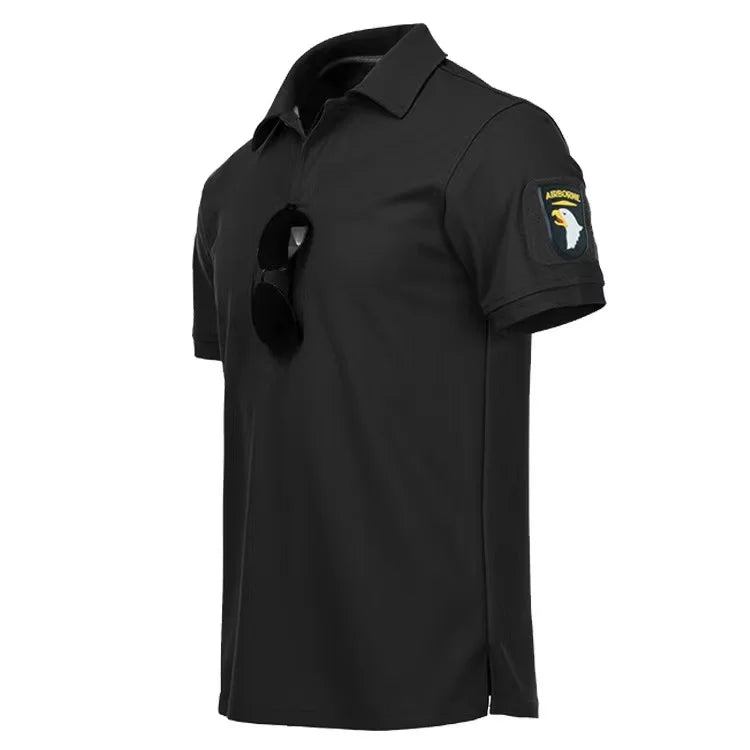 Men's Quick-Dry Tactical T-Shirt – Breathable Outdoor Tee