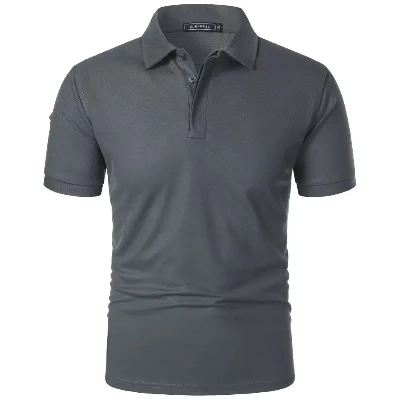 Men's Oversized Tennis Polo Shirt – Moisture-Wicking Sports Top
