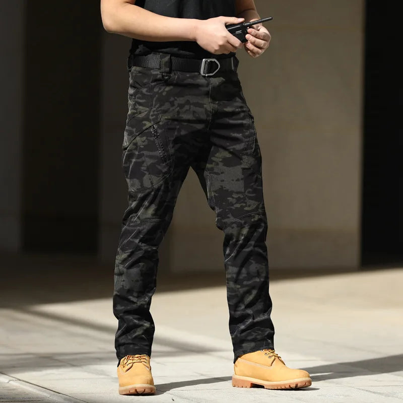 Men's Tactical Cargo Trousers – Multi-Pocket Quick-Dry Pants