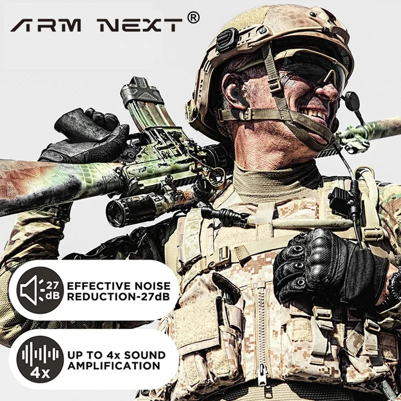 Tactical Ear Protection Plugs – Noise-Cancelling Shooting Earbuds