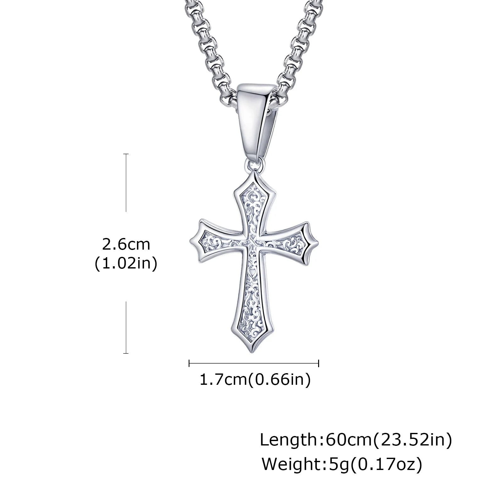 Men's Compass Pendant Necklace – Stainless Steel Chain