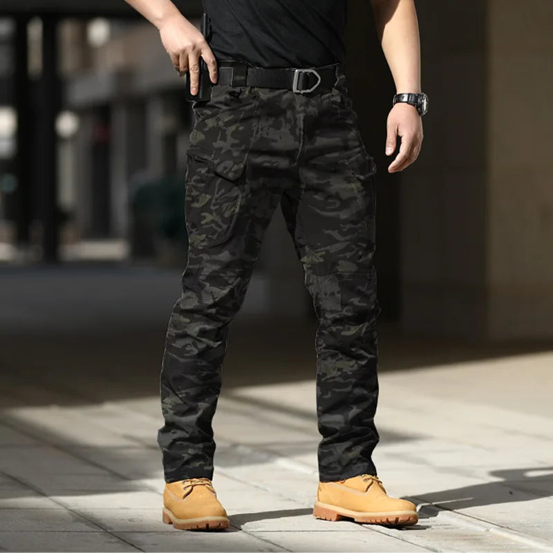 Men's Tactical Cargo Trousers – Multi-Pocket Quick-Dry Pants