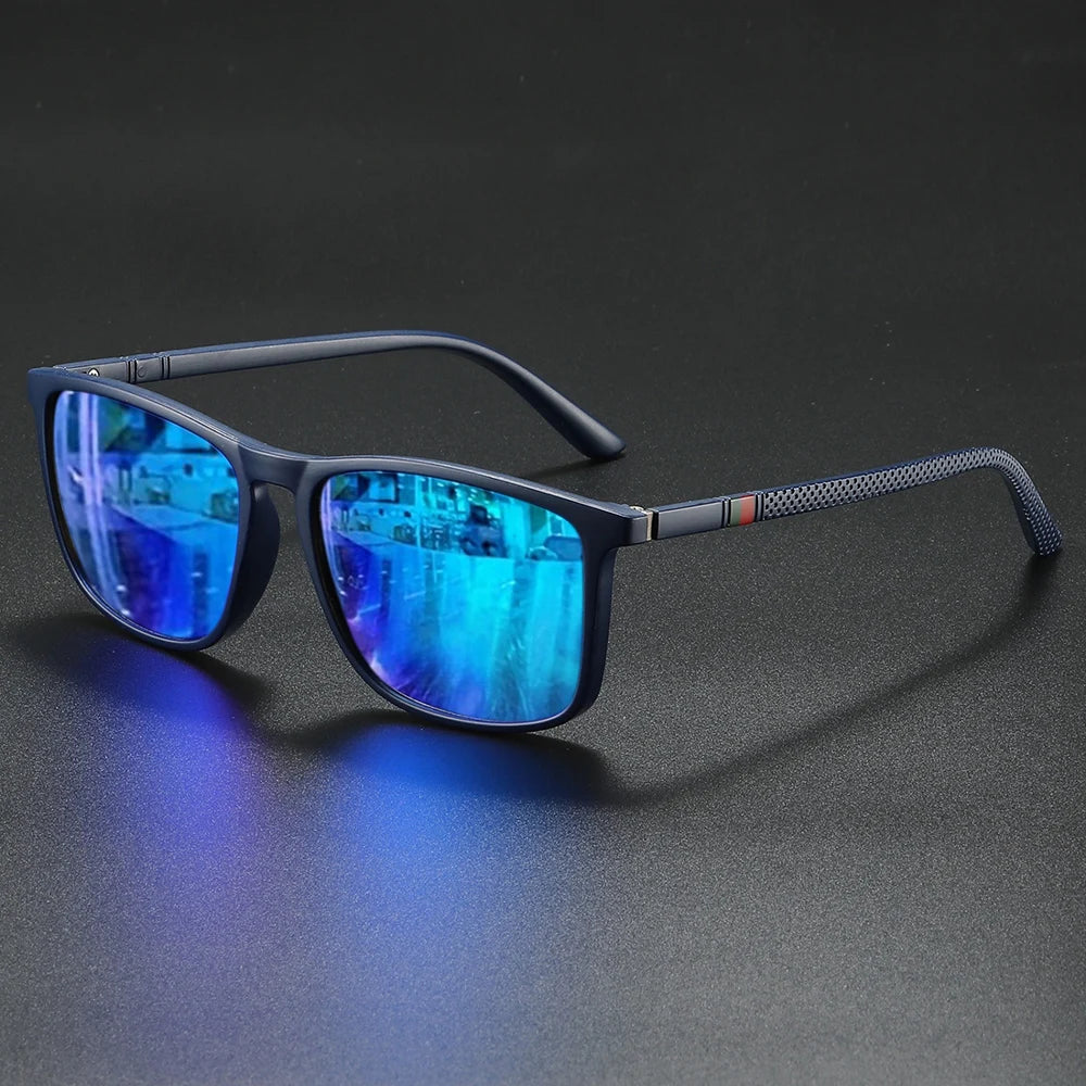 Men's Polarized Square Sunglasses – UV400 Sports Eyewear (2-Pack)