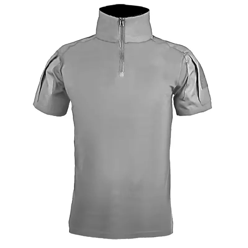 Men's Camo Combat Shirt – Quick-Dry Tactical T-Shirt