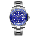 Men's Stainless Steel Quartz Watch – Waterproof Sports Watch