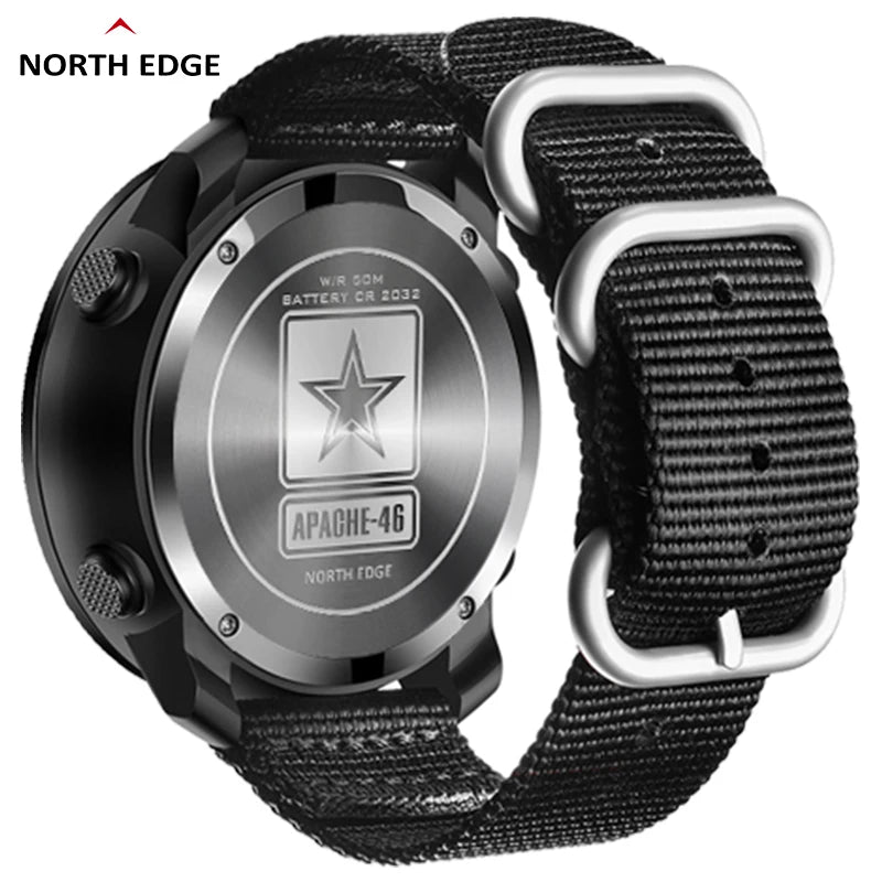 Men's Outdoor Digital Watch – Altimeter, Barometer & Compass