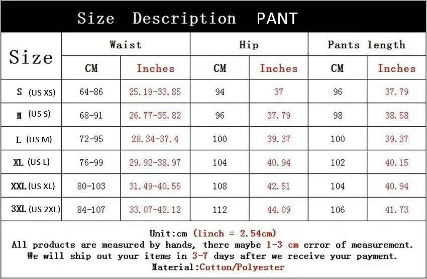 Unisex Printed Sports Trousers – Casual Running Fitness Pants
