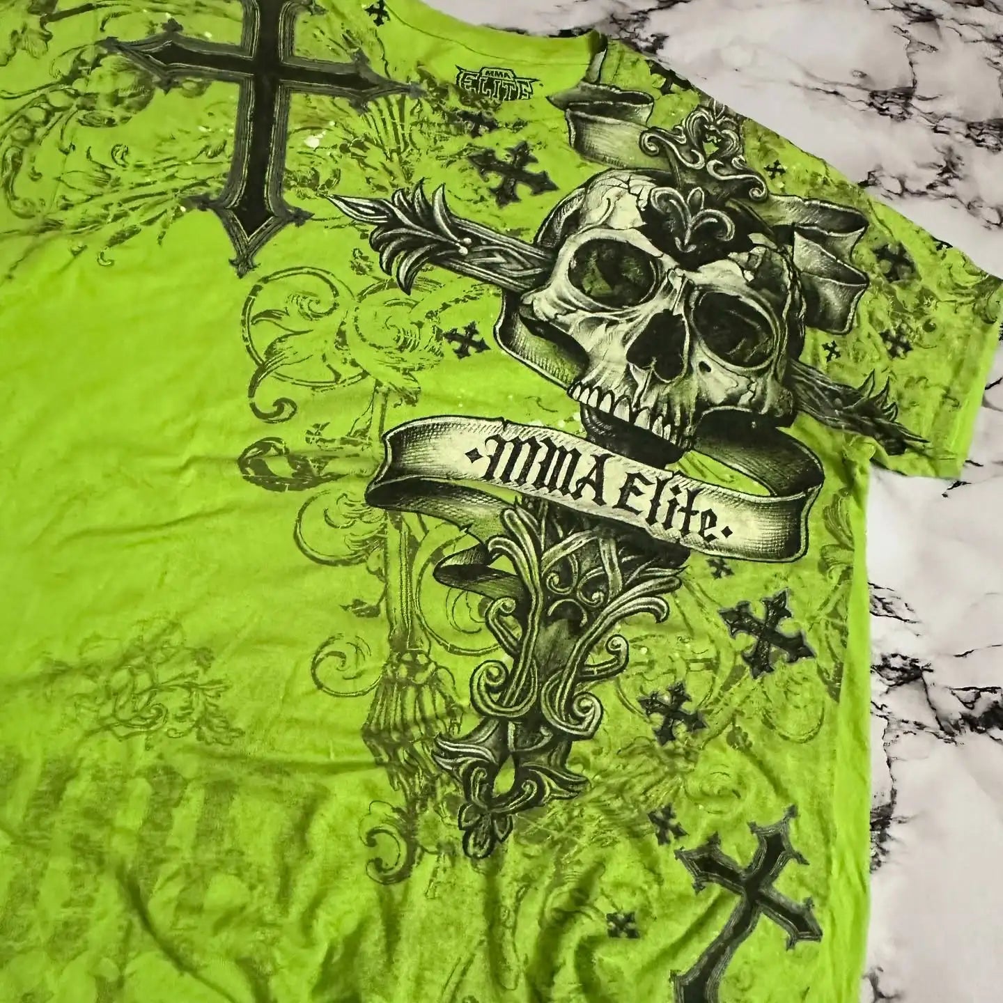 Men's Skull Print Graphic T-Shirt – Glow-in-the-Dark Streetwear Tee