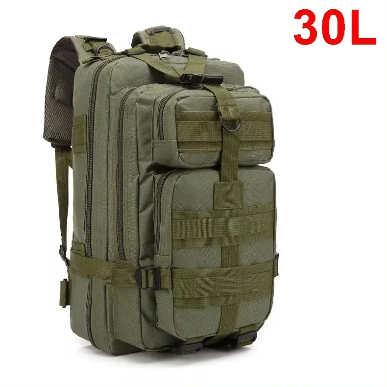 Men's Tactical Backpack – 30L/50L Hiking & Travel Rucksack