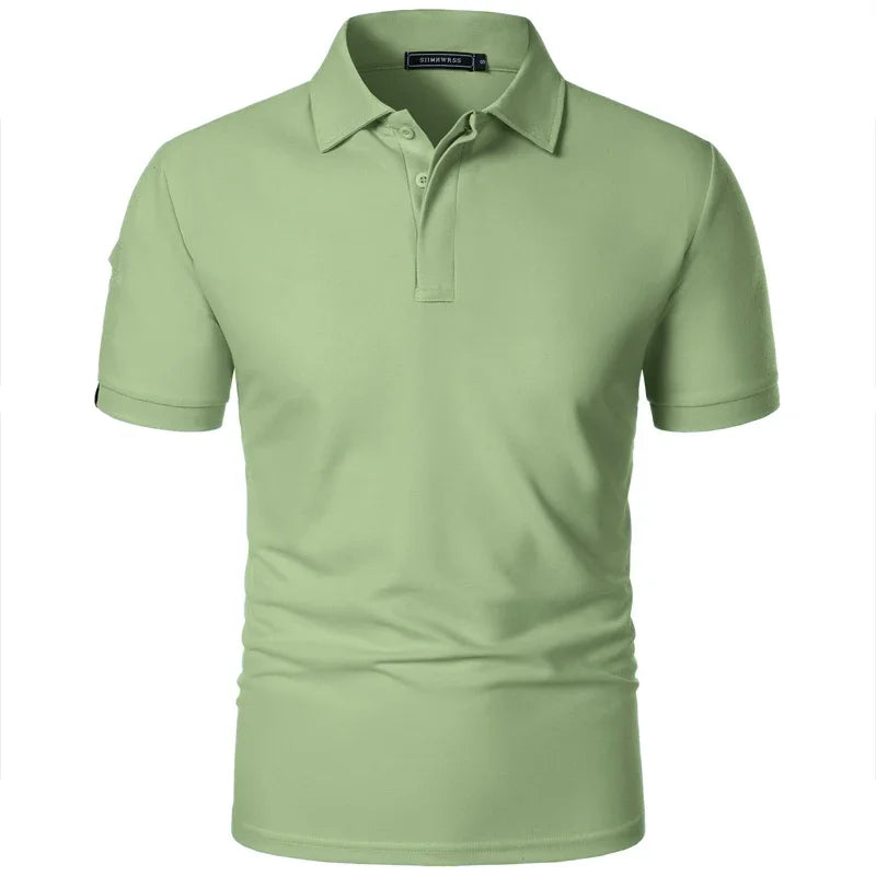 Men's Oversized Tennis Polo Shirt – Moisture-Wicking Sports Top