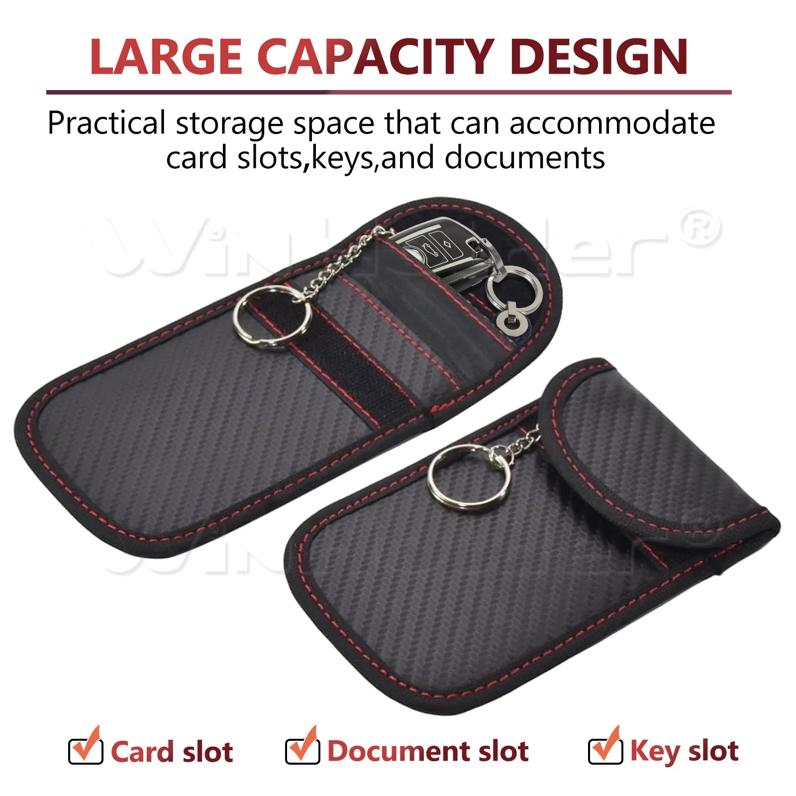 Faraday Signal Blocking Pouch – Keyless Car Key Protector