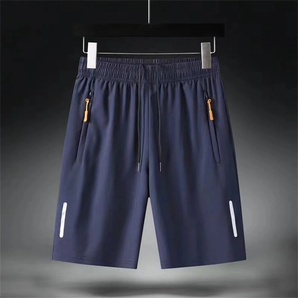 Men's Ice Silk Beach Shorts – Quick-Dry Sports Shorts