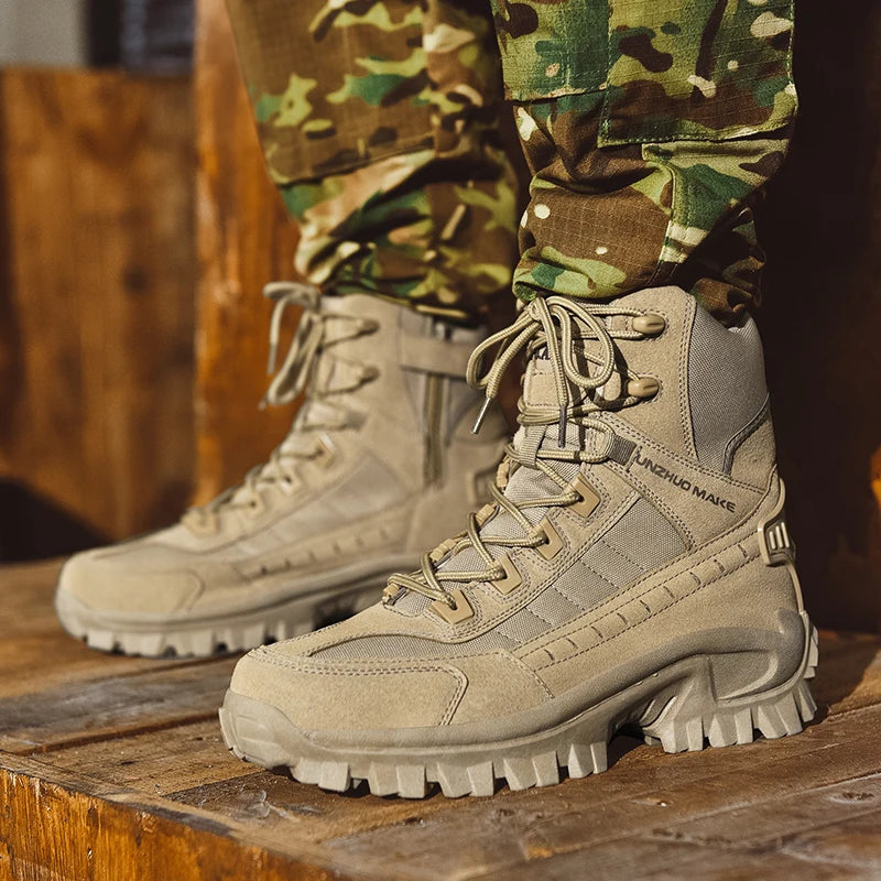 Men's Desert Tactical Boots – Non-Slip Outdoor Work Boots